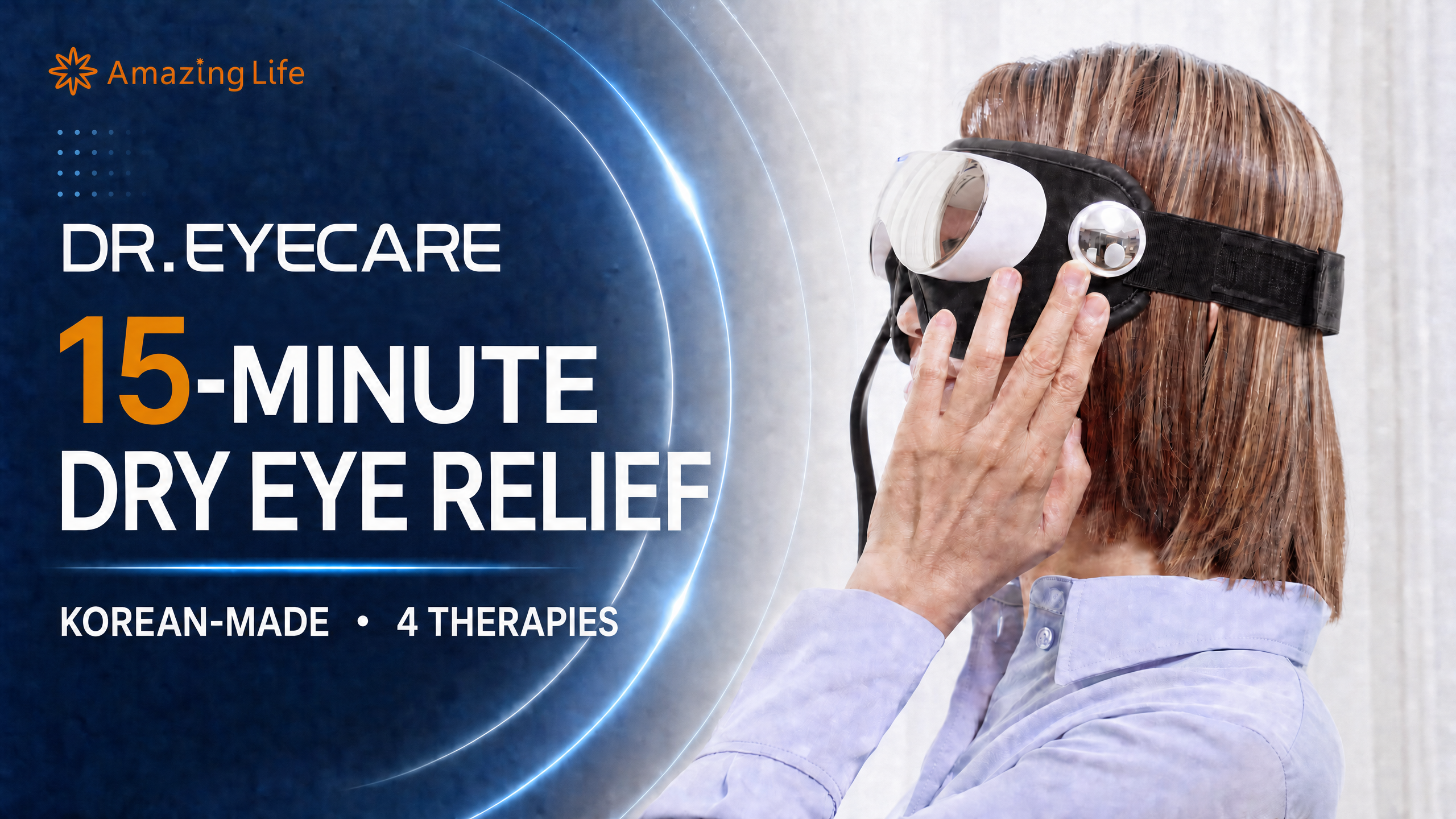 DR. EYECARE: 15-Minute Dry Eye Relief | Korean Home Eye Care Device
